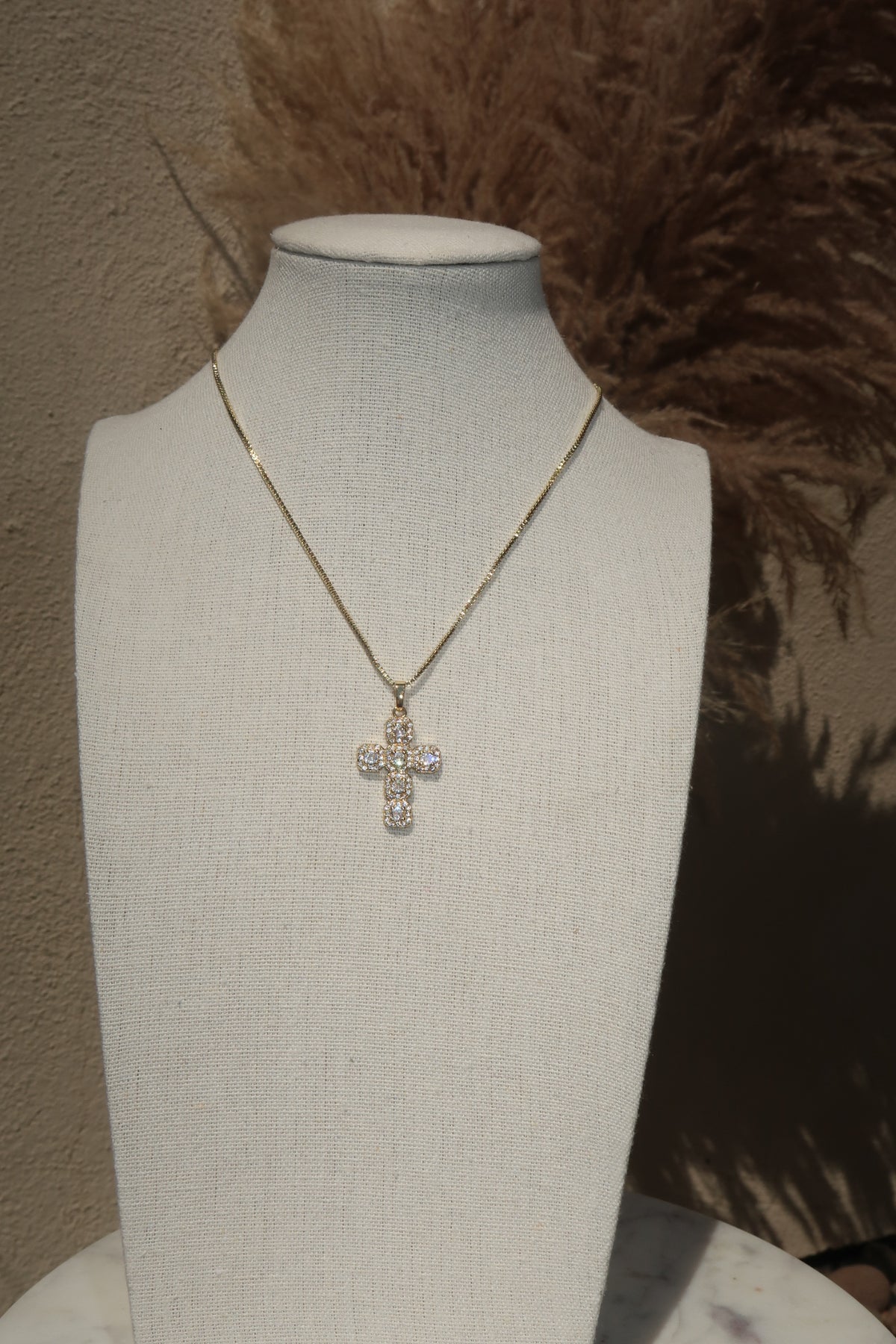 Celeste Cross Necklace